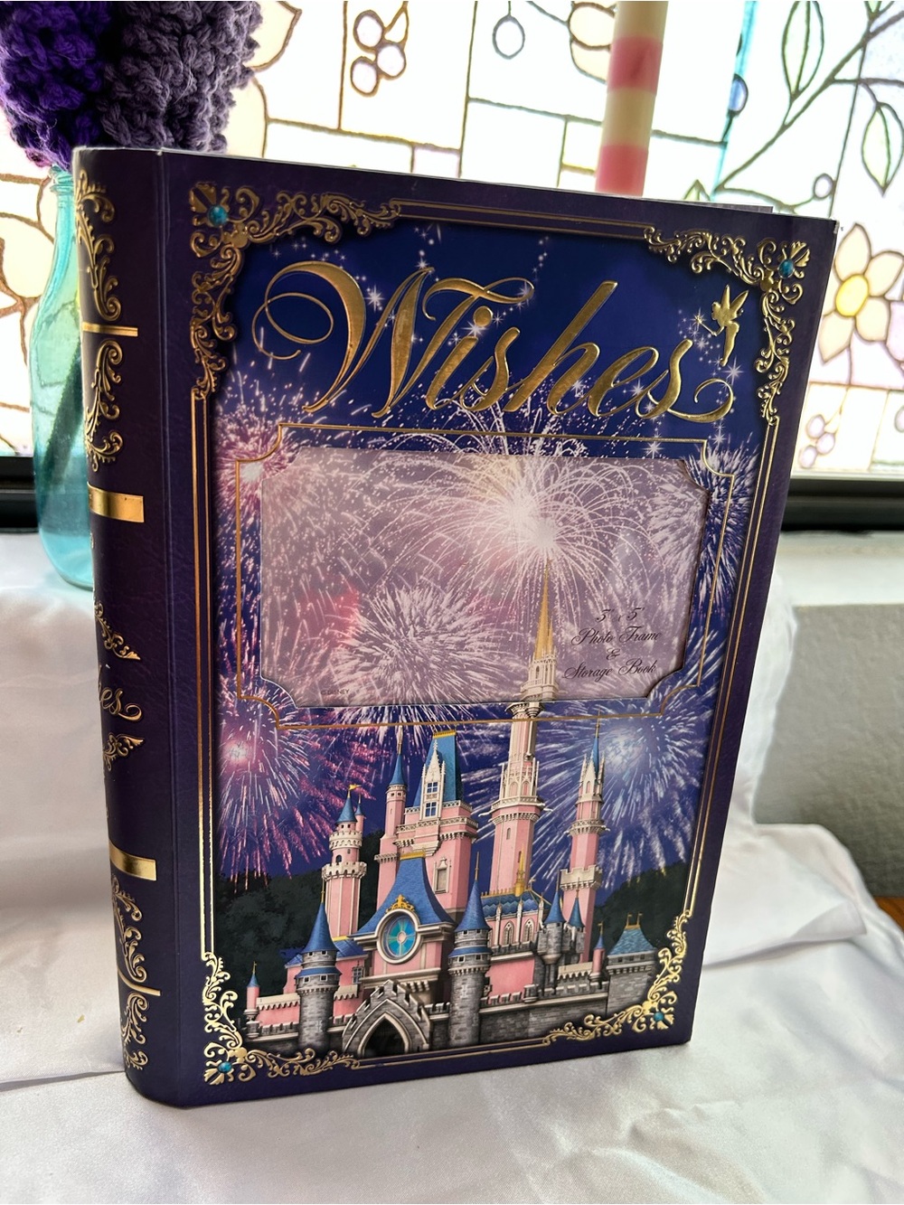 Disney Parks "Wishes" photo frame and storage book